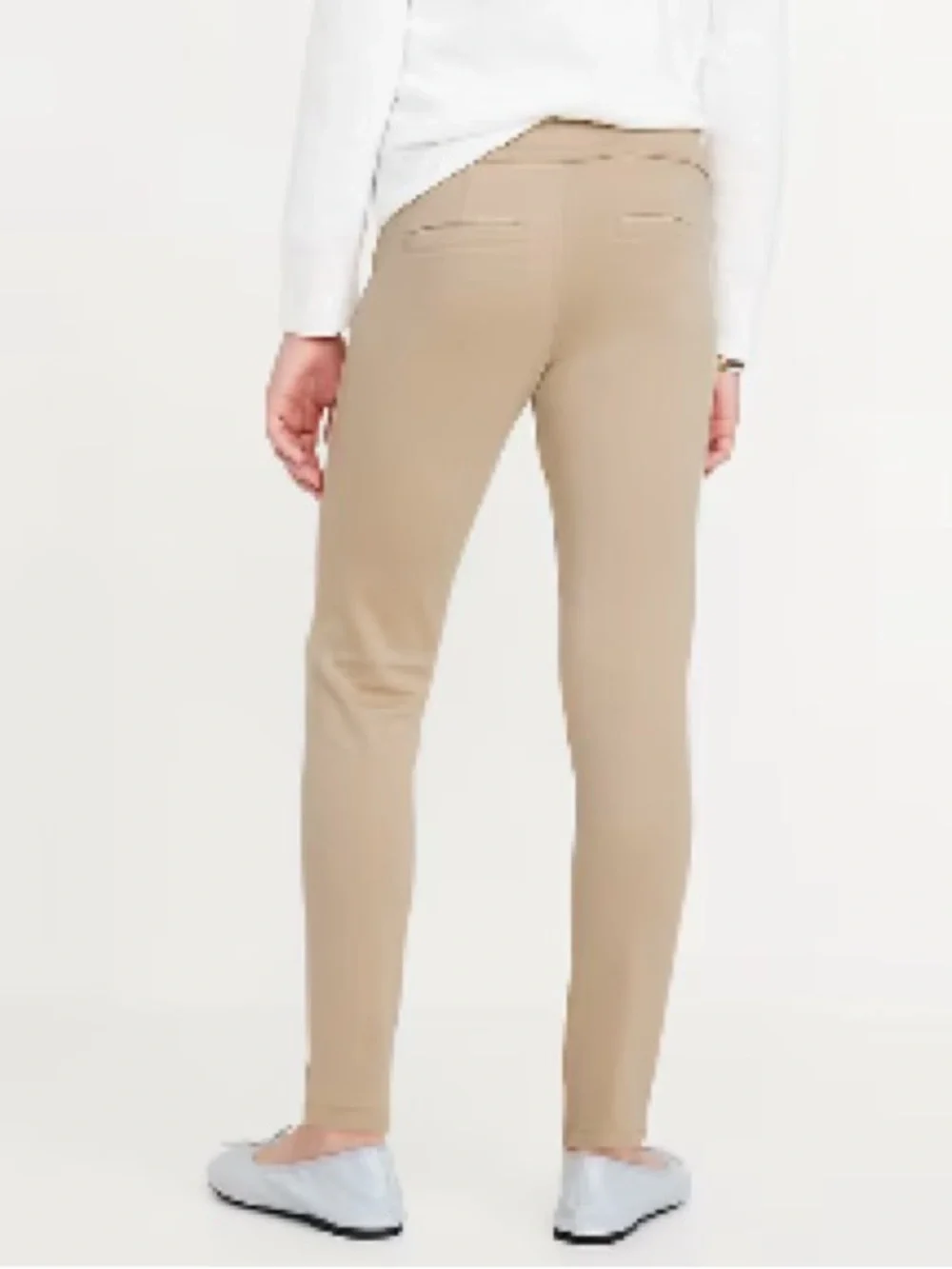Old Navy Uniform Pants Rolled Oats (Beige) 8 Slim NWT IN PACKAGE